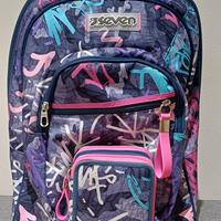 Zaino Trolley Seven Dual Quick Graffiti + Astuccio