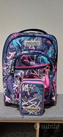 Zaino Trolley Seven Dual Quick Graffiti + Astuccio
