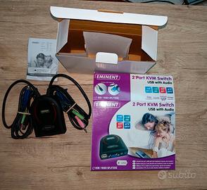 Switch KVM 2 Porte VGA/USB  Eminent EM1037 