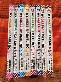 Manga My Dress Up Darling volumi 1-8 Ita