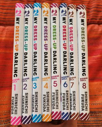 Manga My Dress Up Darling volumi 1-8 Ita