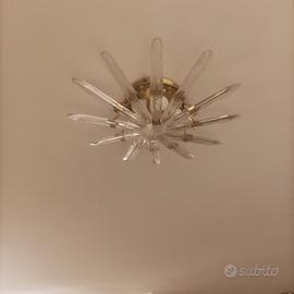 Lampadario Stilkronen vintage di Oscar Torlasco