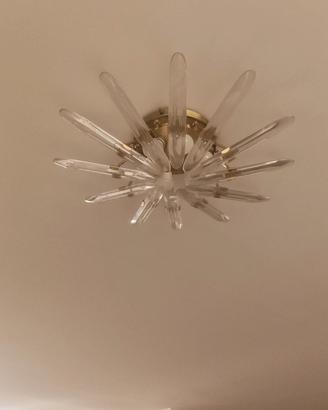 Lampadario Stilkronen vintage di Oscar Torlasco