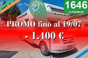 CAMPER LAIKA FORD MANSARDATO 7 POSTI DOPPIA DINETT