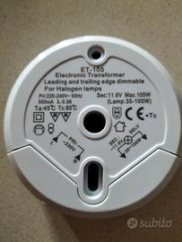 Trasformatore elettronico alogeno 230/12V/35-105W
