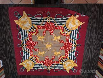 DA COLLEZIONE MOSCHINO FOULARD PURA SETA COME NUOV