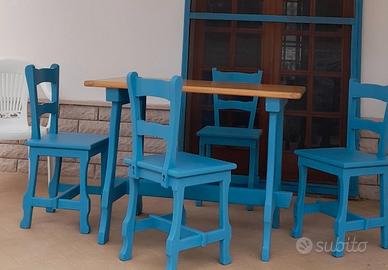 tavolo e sedie 