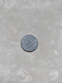 10 lire rare del 1954