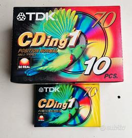 10 Musicassette Vintage TDK CDing1-70