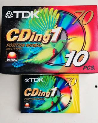 10 Musicassette Vintage TDK CDing1-70