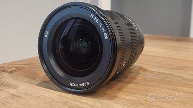 Sony 16-35 2.8 GM attacco E obiettivo full frame