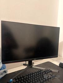 Monitor 240 hz 0,5 ms aoc tv gaming studio lavoro