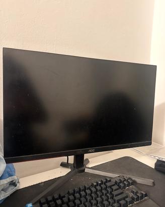 Monitor 240 hz 0,5 ms aoc tv gaming studio lavoro