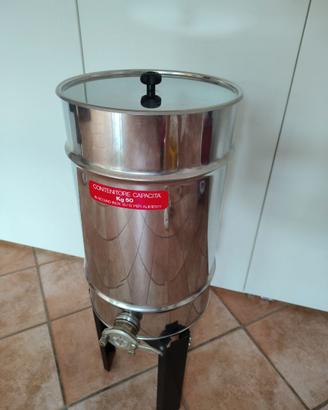 Maturatore per miele in acciao inox da 50 kg