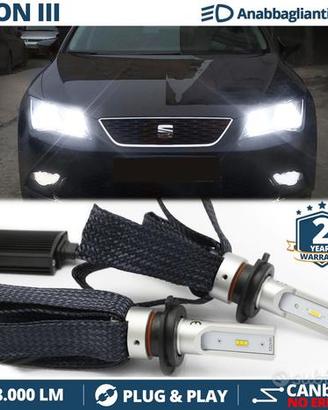Kit Full LED H7 per Seat LEON 5F Luci CANbus 6500K
