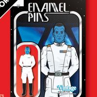 Grand Admiral Thrawn Enamel Pin - Star Wars- Nuovo