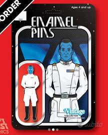 Grand Admiral Thrawn Enamel Pin - Star Wars- Nuovo