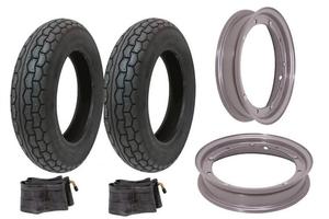 2 Ruote Complete 3.50-10 Vespa PX Sprint GT RALLY