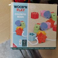 Wood'n Play - Perle in Legno da Infilare (Ecologic