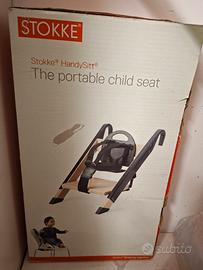 Sedia da tavolo portatile Stokke Handysitt rossa
