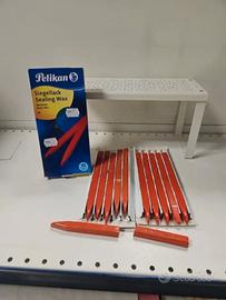 10 Stecche Ceralacca Rossa Pelikan