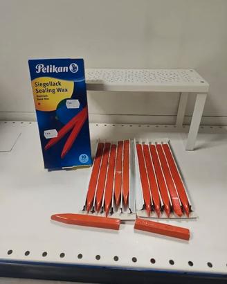 10 Stecche Ceralacca Rossa Pelikan