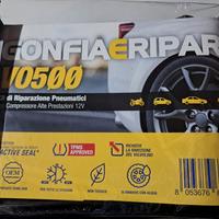 kit compressore portatile gonfia ripara Nuovo