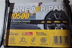 kit compressore portatile gonfia ripara Nuovo