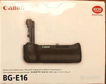 Canon BG-E16 Battery Grip Canon 7D Mark II nuovo
