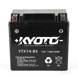BATTERIA KYOTO GTX14-BS AGM 12V 12AH CCA 200 PER K