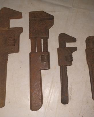 collezione di vecchi utensili 