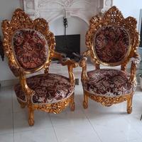 poltrone modello veneziano barocco