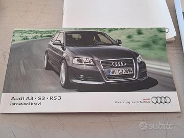 Manuale Uso e Manutenzione Audi A3 Sportback