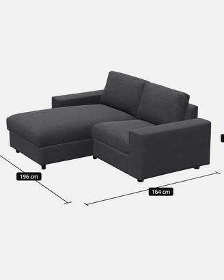 Divano a due posti con chaise-longue VIMLE IKEA