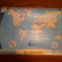 Carta geografica Il Mondo