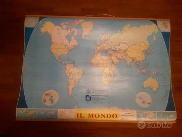 Carta geografica Il Mondo