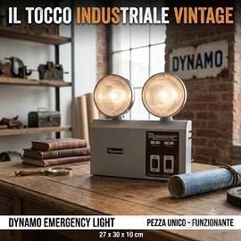 Lampada Industriale Vintage "Dynamo"