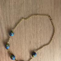 Collana girocollo con scarabei