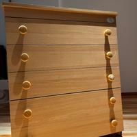 Cassettiera/fasciatoio legno