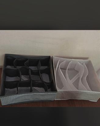 Kit 2 Organizer Cassetti Pieghevoli
