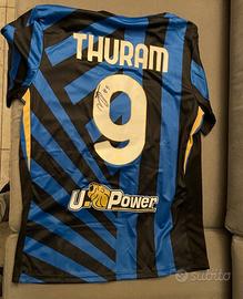 Maglia inter thuram autografata
