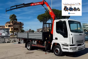 IVECO 75E15 GRU E RIBALTABILE 2005