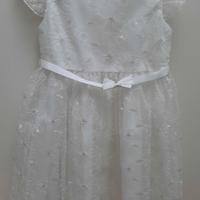 Mayoral Abito bianco da cerimonia bambina 7 anni 