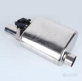 Silenziatore di Scarico  da 63 mm con Valvola