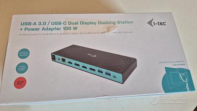 i-tech dual docking station + power adaptor 100W