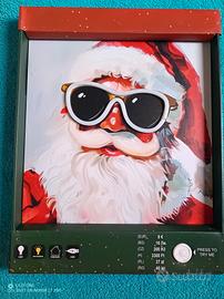 Lampada quadro LED babbo natale
