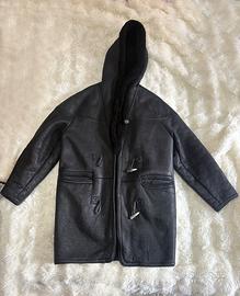 Shearling jacket vintage pelle nera