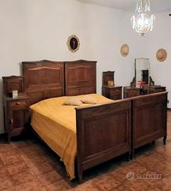 Camera da letto in noce primo '900