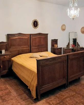 Camera da letto in noce primo '900