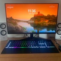 Pc da Gaming con monitor mouse e tastiera inclusi